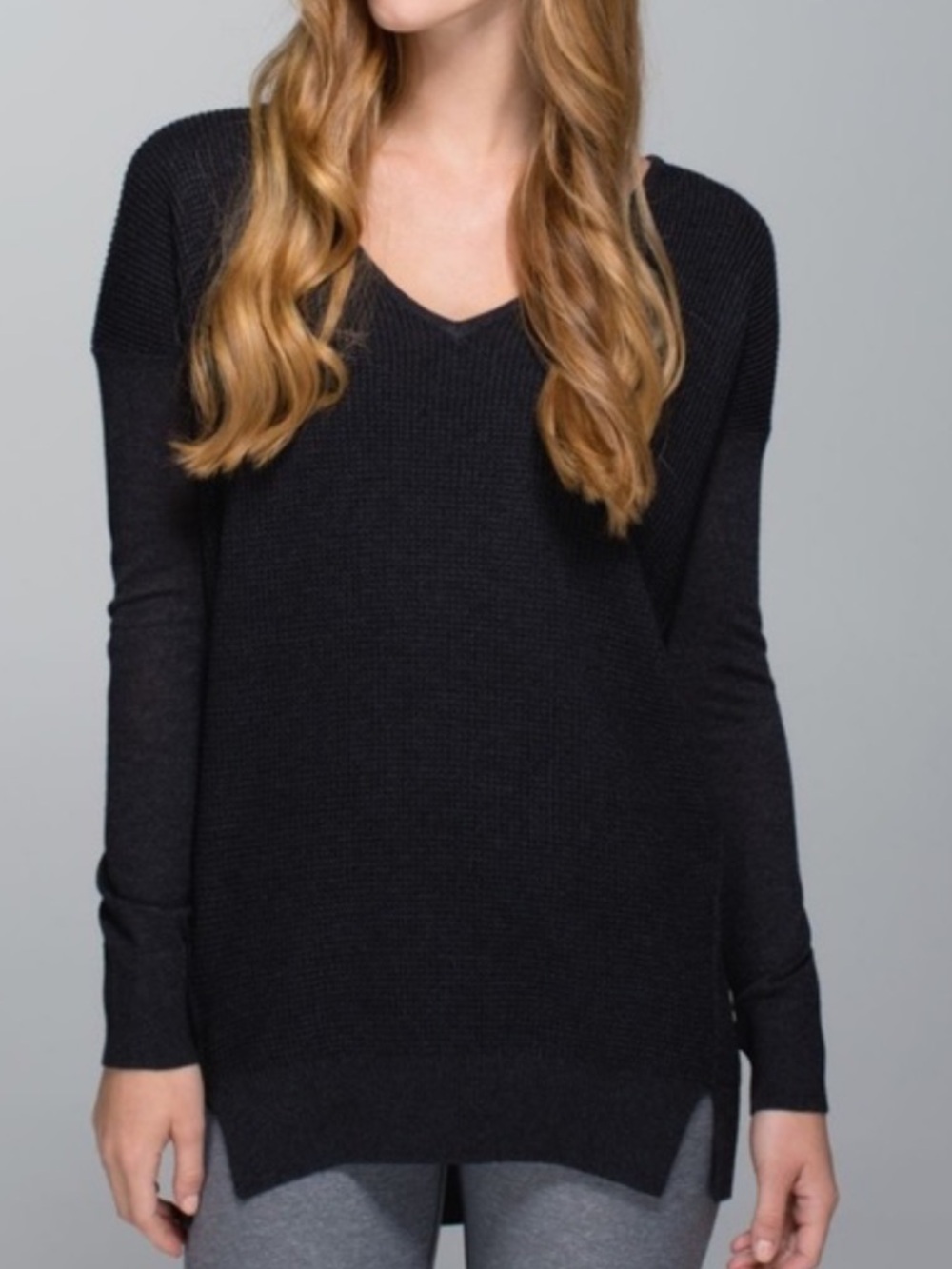 Lululemon The Sweater Life Cashmere Blend Sweater Size 6